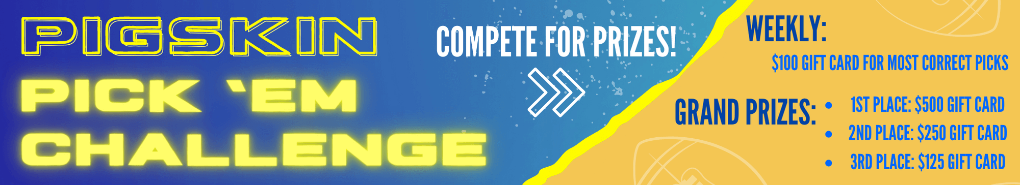 Allied Wire & Cable's Annual Pigskin Pick 'Em Challenge!