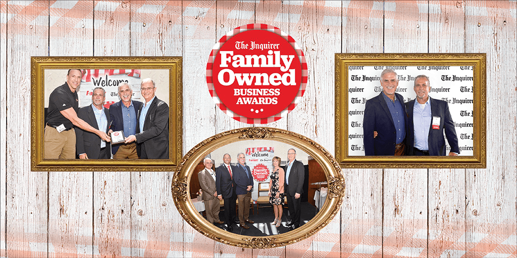 2018 Family Owned Business Award - Co-owners Tim, Dan, & Chris