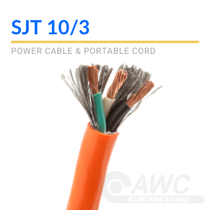 100FT 10 AWG 3 Conductor 10/3 w/Bare CU GND Non-Shielded Black Power Tray Cable 100FT 10 AWG 3 Conductor 10/3 w/Bare CU GND Non-Shielded Black Power Tray Cable
