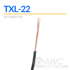 Abrasion-Resistant General Purpose Wire Blue 25 feet coil TXL 22 Ga 