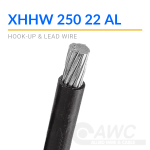 250' 250 MCM Aluminum XHHW-2 Building Wire XLPE Insulation Cable Black 600V 